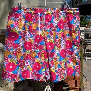 Funky Floral Swim Trunks 🌈LGBTQ🌈